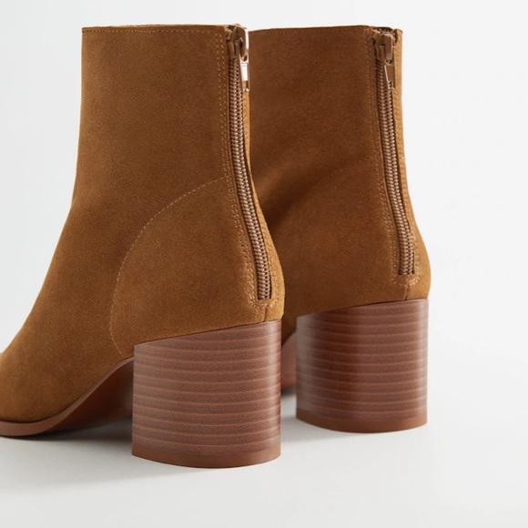 MANGO Leather Ankle Boots - Picture 5 of 5